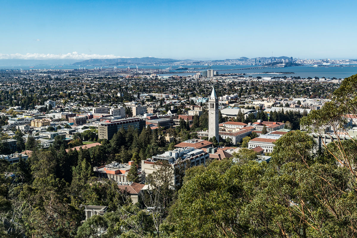 View of Berkeley Campus to the bay.
