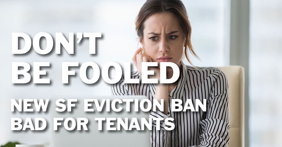 San Francisco’s New Eviction Ban May Be Risky for Tenants Tobener